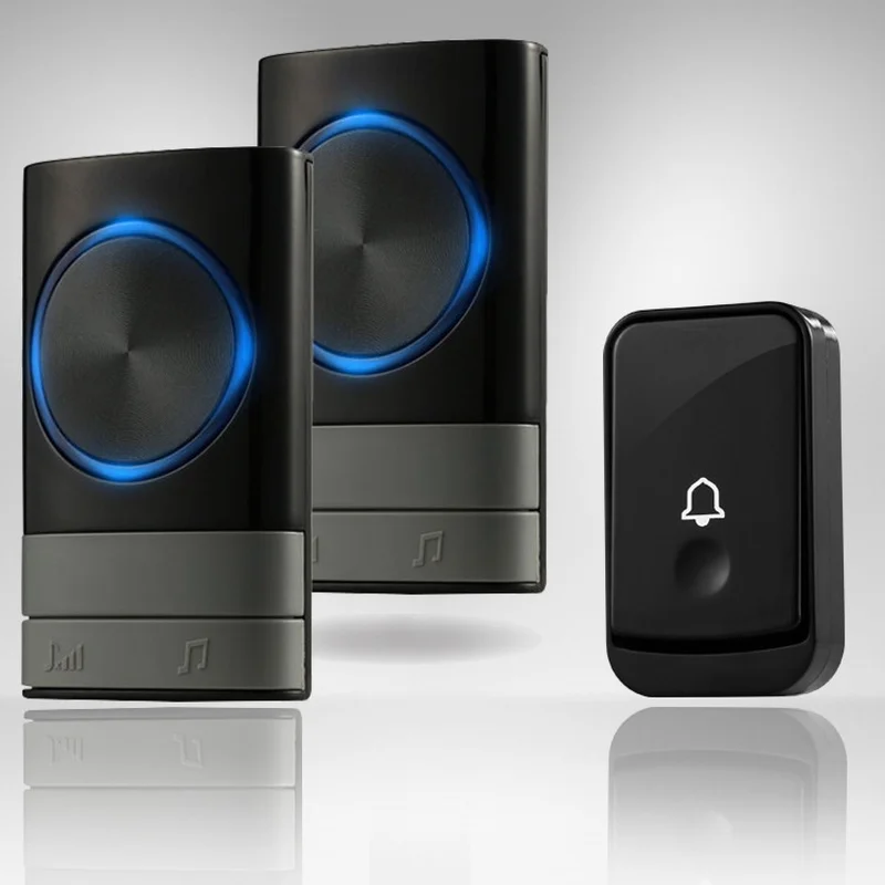 

One-to-two Wireless Doorbell Home Smart Remote Control Doorbell Electronic Doorbell