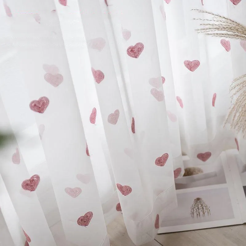 

Тияна шифоновая занавеска розового цвета