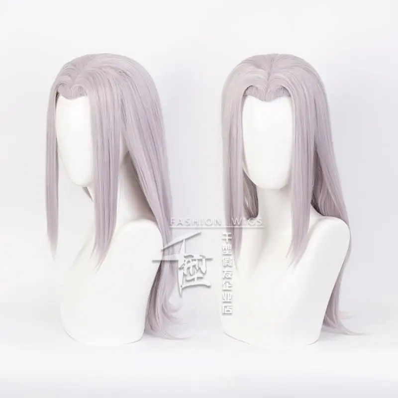 

Парик для косплея аниме «невероятные приключения Джоджо», термостойкий синтетический, с белыми и фиолетовыми волосами, реквизит для Хэллоуина