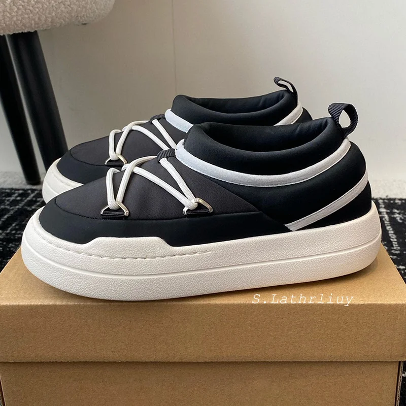 Зимние ботильоны с низким верхом повседневные женские зимние ботинки круглым