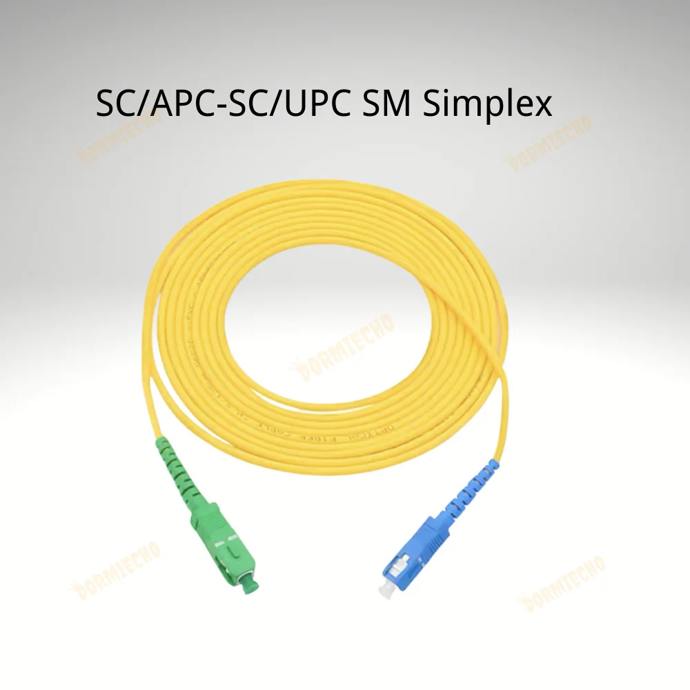 Дешевый и качественный оптический патч-корд 70м Simplex SC LC FC APC/UPC коннектор одномодовый заводская цена потери вставки не более 0.3 дБ Direct on.