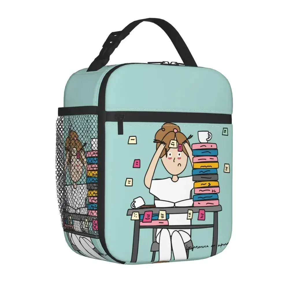Изолированная сумка для ланча сумка-холодильник контейнер еды врачей медсестер
