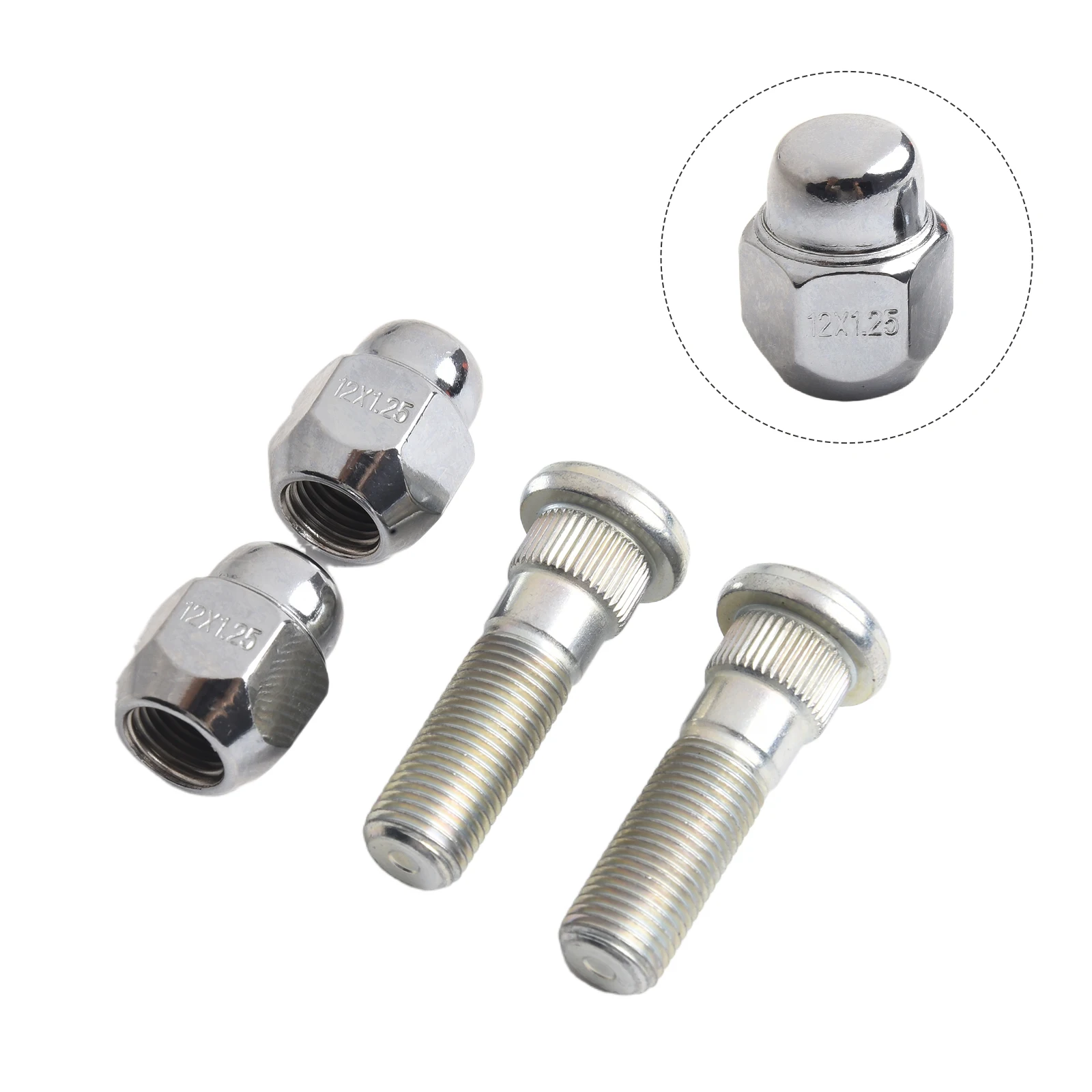 Комплект болтов и гаек ступицы колеса M12 * 1 25 28171AJ000 28365FE001 для Ascent 2019 BRZ 2013-2019 Impreza WRX