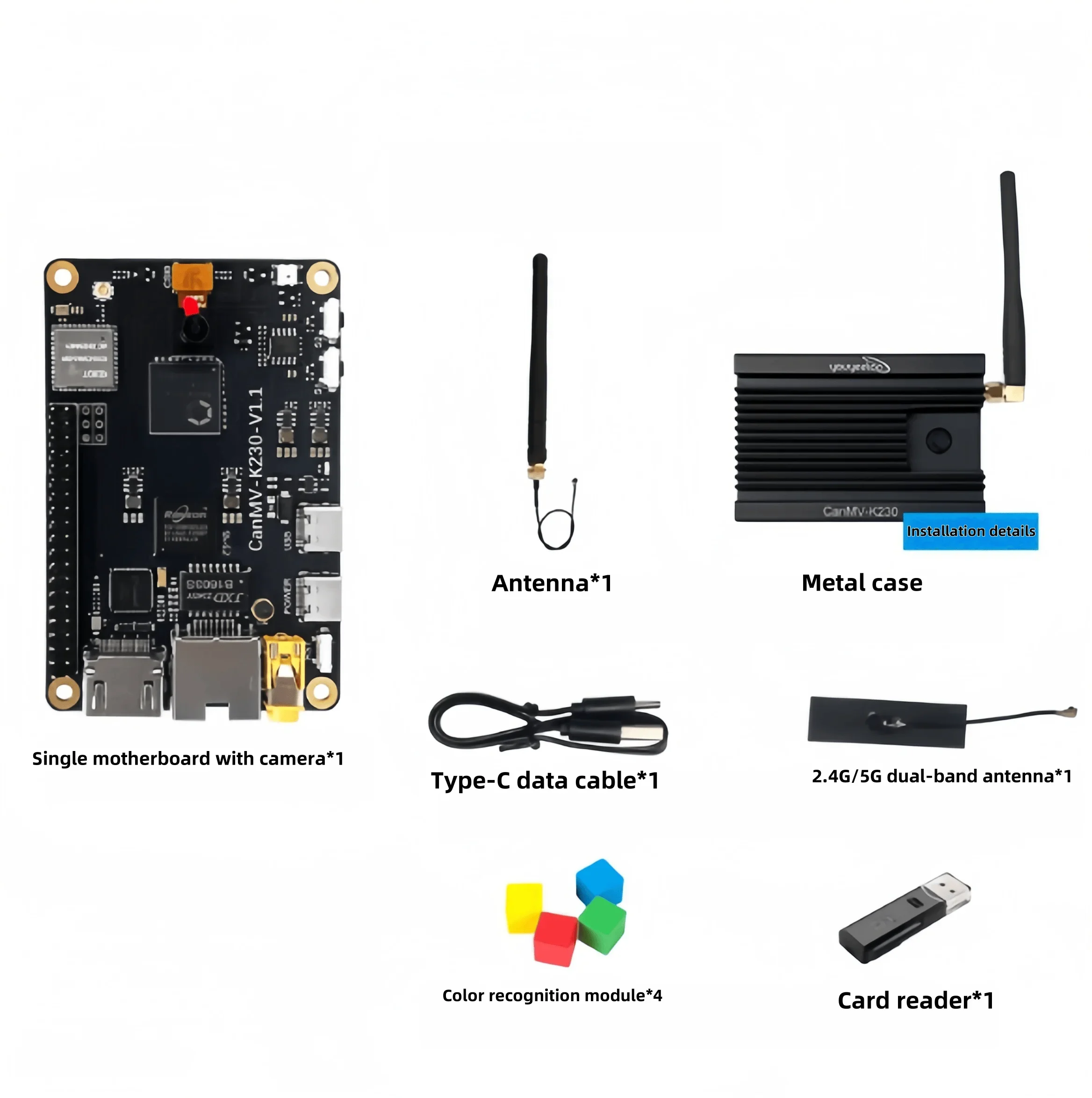 Плата для разработки VivaCKendryte CanMV-K230 на базе RISC-V с двухъядерным процессором для отечественного использования, Linux (art.: 3920dc1511675) - 3920dc1511675