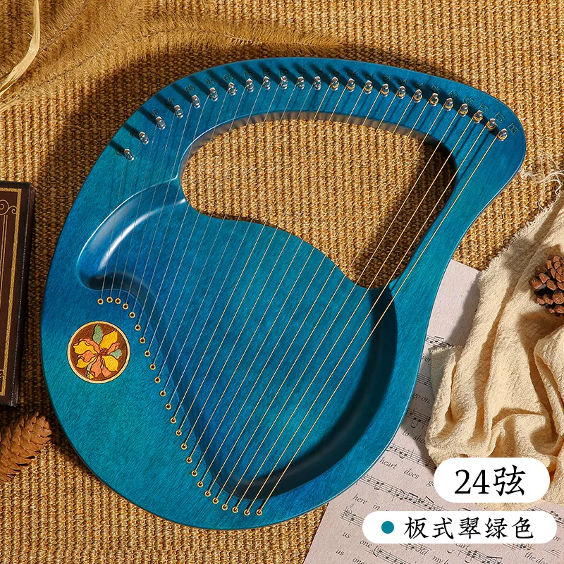 Laiyaqin Harp 16/19/21 String Tone Konghou Niche Musical Instrument Portable Lyre Piano Early Guzheng Finger Training Device enlarge