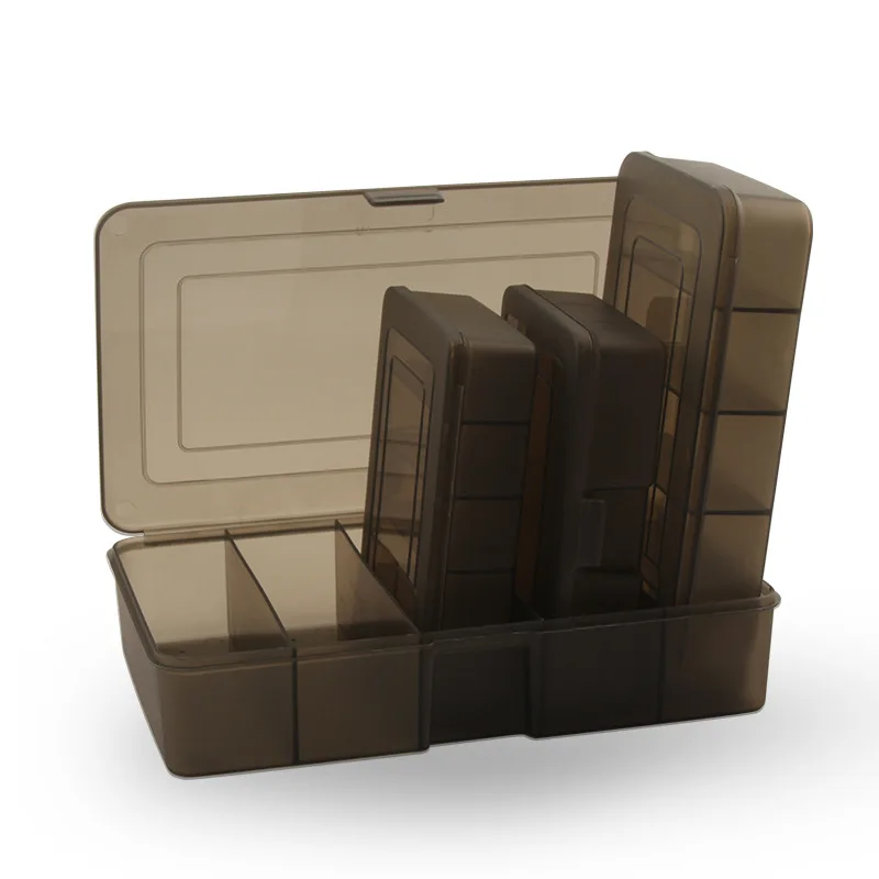 

Lure Storage 5 Compartments Double Sided Open Case Strength Container Fishing Tackle Box Baits Gear Accesorios Fishing Box