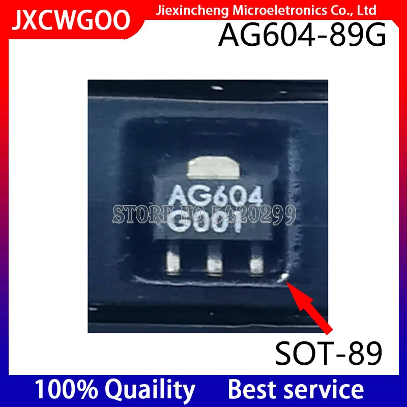 

10pieces AG604-89G AG604 SOT89 RF amplifier IC New original