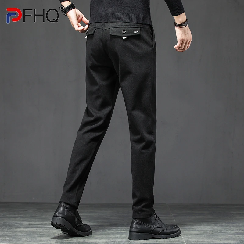 

PFHQ 2023 New Trendy Men's Elegant Pants Luxury Straight Social Business Casual Stretch Trousers Male Designer Clothing 21Q5642