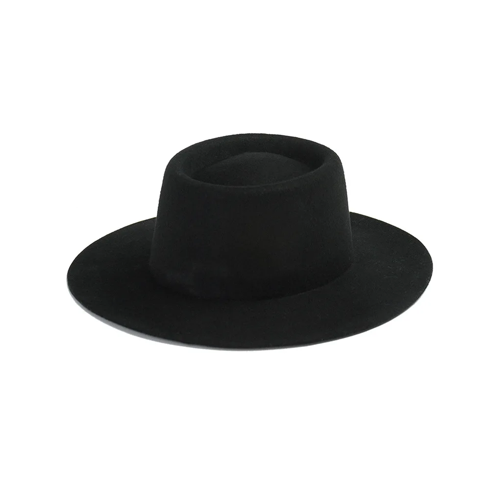 

Classic Wool Fedora Hat Fashion Ladies Man Outdoor Felt Top Hat Girls Travel Trilby Hat Casual Boy Church Hats Wedding Hats
