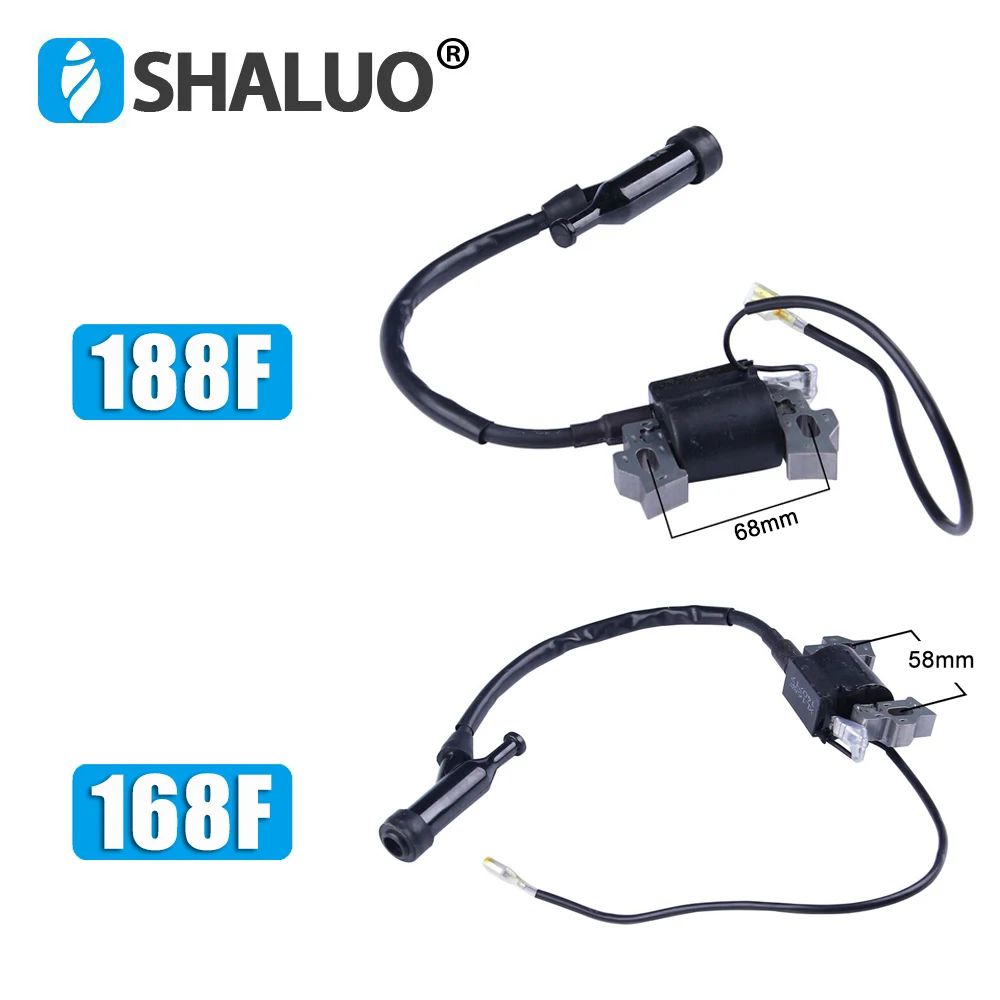 168F 188F бензиновый генератор высокого напряжения комплект катушки зажигания запасная часть GX390 168F 188F бензиновый генератор высокого напряжения комплект катушки зажигания запасная часть GX390