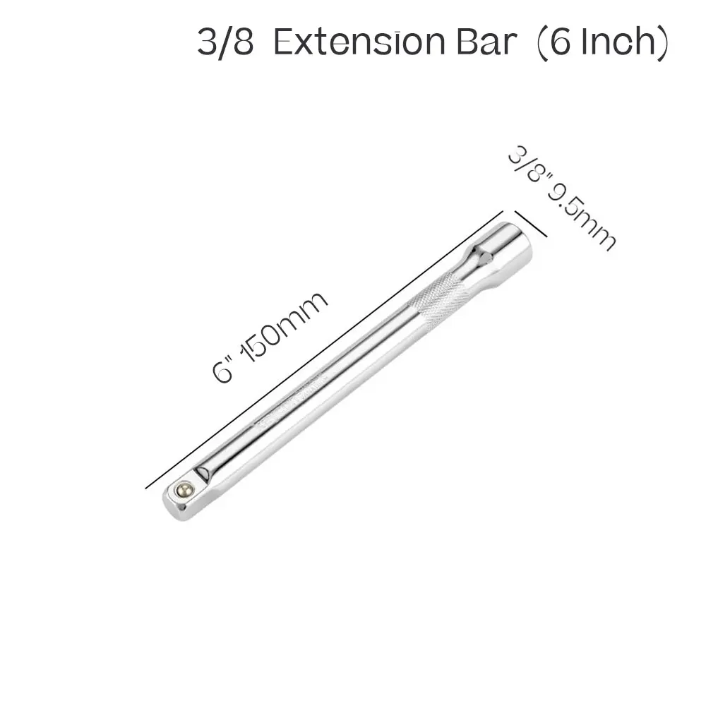 

Торцевой ключ с храповым механизмом 1/4" 3/8" 1/2", удлинитель 50/75/100/125/150/250 мм
