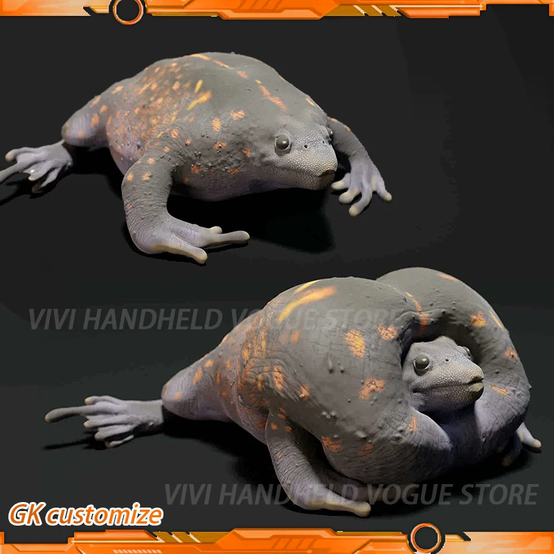 

1/1 7cm Burrowing toad Model Toy Ancient Extinct Life Model Gk Customize toad amphibian