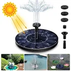 Плавающий садовый фонтан на солнечной батарее, декоративный водяной фонтан с питанием от солнечной панели, украшение сада, патио, лужайки