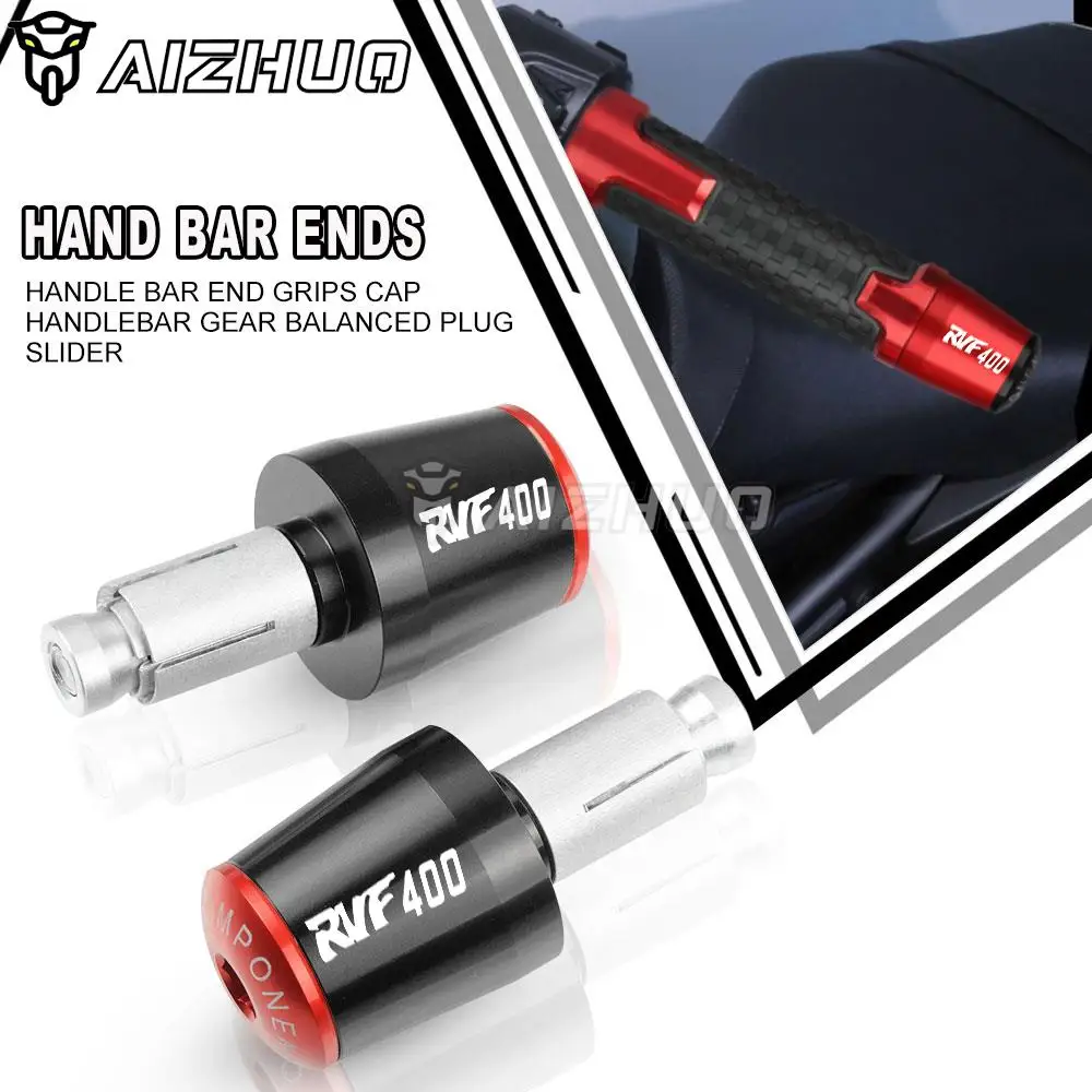 

Motorcycle Handle Bar End Handlebar Grips Caps Anti Vibration Silder Plug For Honda RVF400 NC35 1994-1996 RVF 400 1995 NC 35