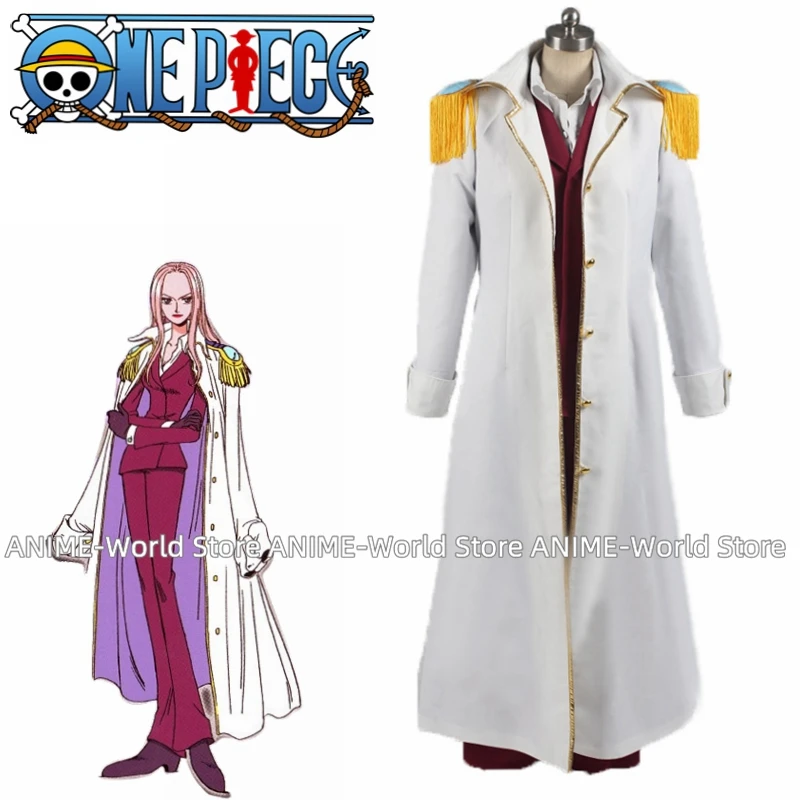 

Anime Hina Navy Justice Cosplay Costume With Cloak Red Full Set Custom size
