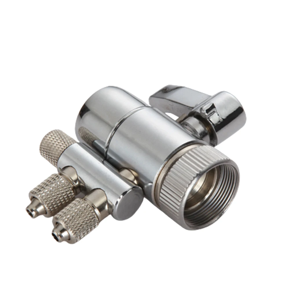 

Replacement Diverter Valve Accessory 1/4 Inch Tubing Connector Faucet Adapter For Water Filters Metal Purifiers