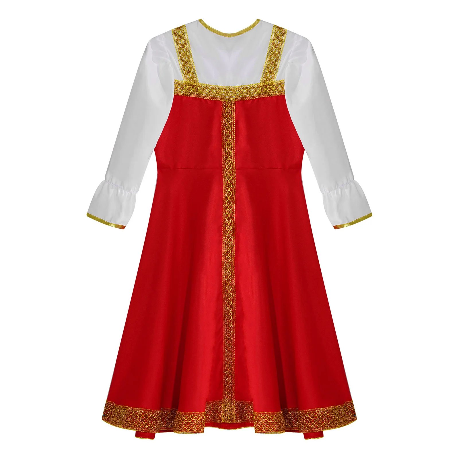 Детская традиционная русская Одежда для девочек платье принцессы с головным