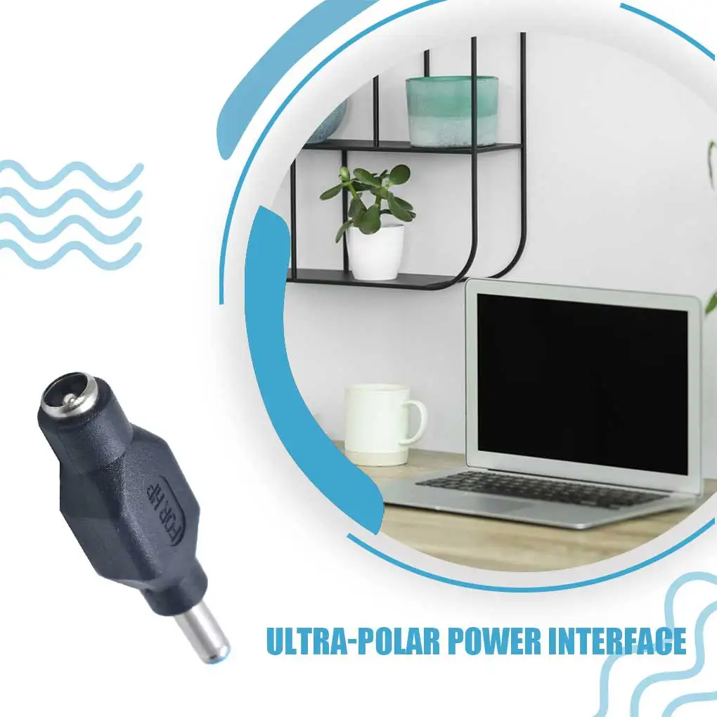 

DC Adapter Female to Male Power Converter Modified Replacement for HP