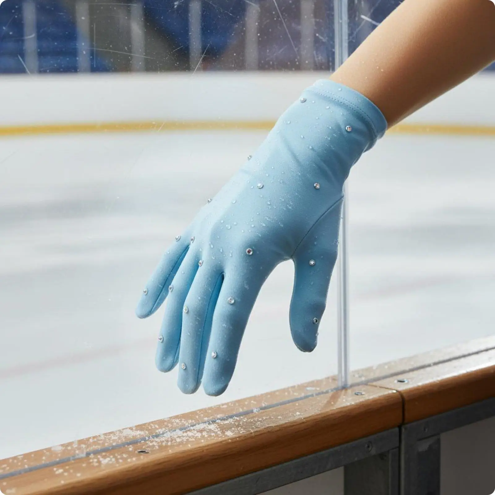 Перчатки для фигурного катания, водонепроницаемые, с кристаллами, зимние перчатки, аксессуар для катания, теплые перчатки для тренировок и выступлений. (art.: 3920dd13ccd23) - 3920dd13ccd23