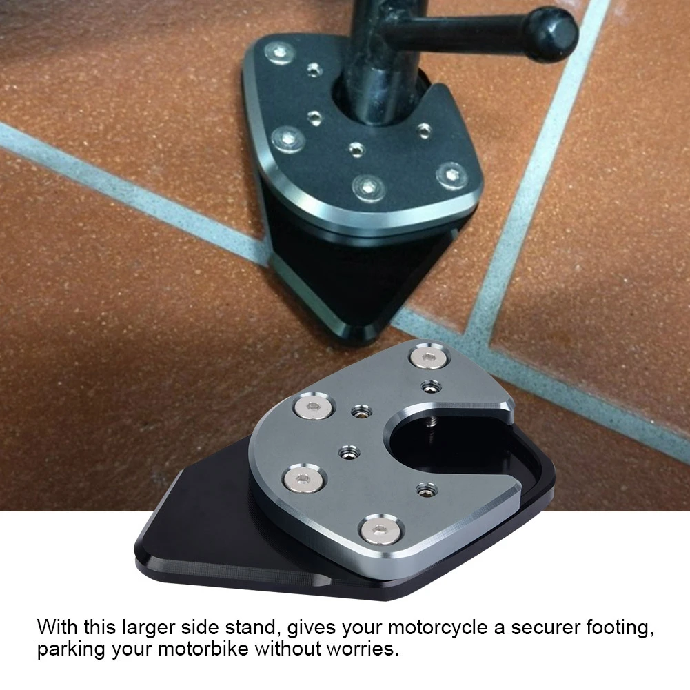 Мотоциклетная противоскользящая боковая подставка удлинитель подставки