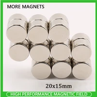 115pcs 20x15mm strong permanent magnet 20mm x 15mm bulk round magnets neodymium disc magnet 2015 mm