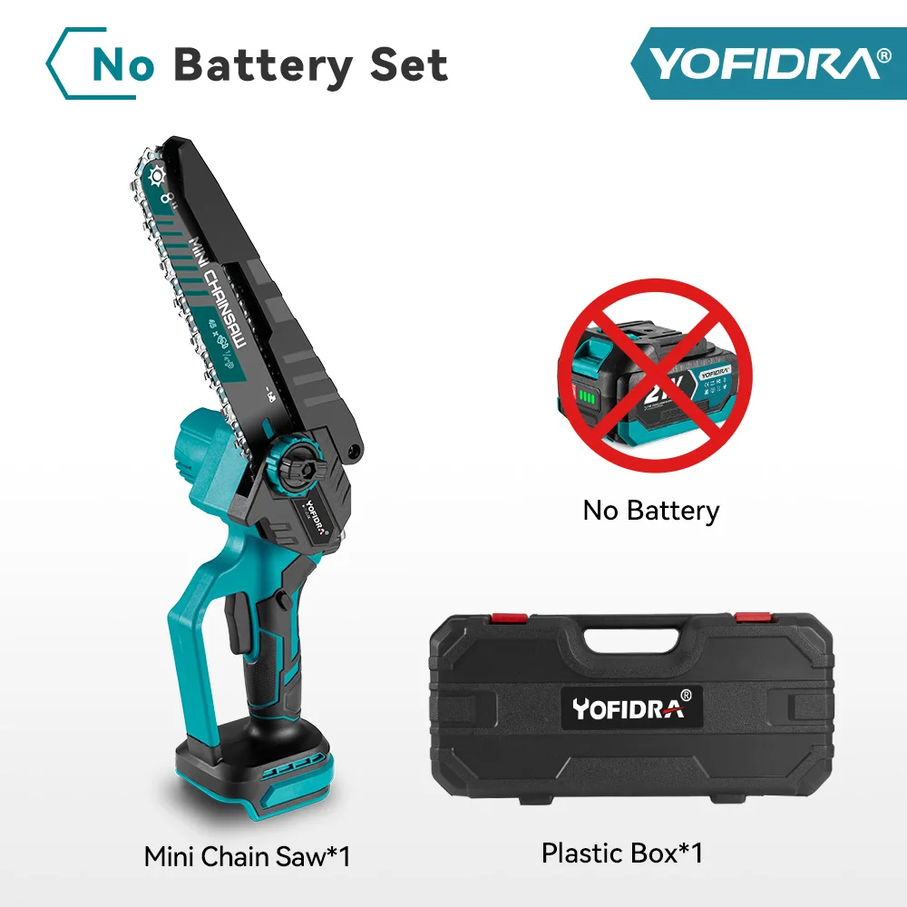 

Аккумуляторная цепная пила YOFIDRA 8 дюймов