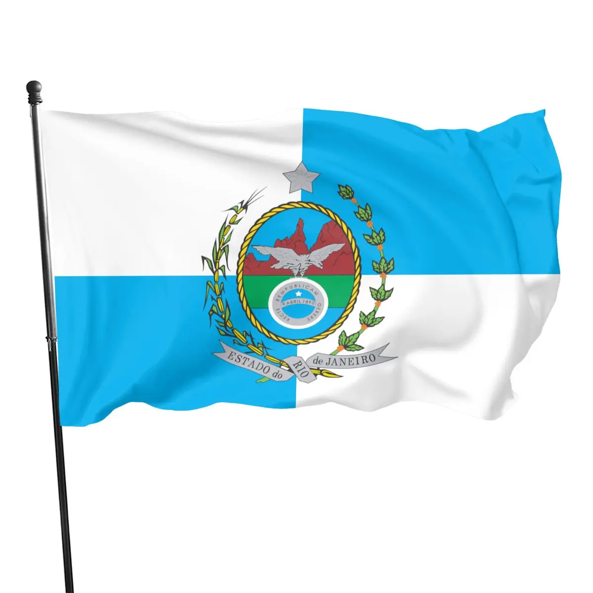 

Flag Of Rio De Janeiro 90x150cm Indoor and outdoor decoration banner