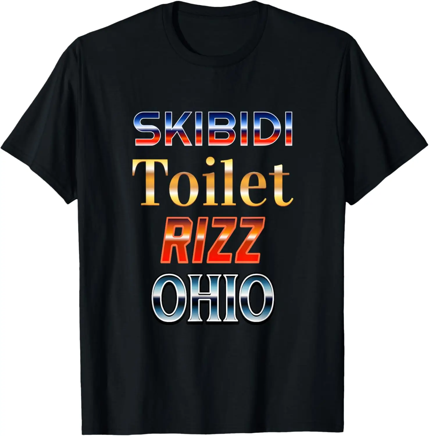 Футболка Skibidi Toilet Rizz Ohio