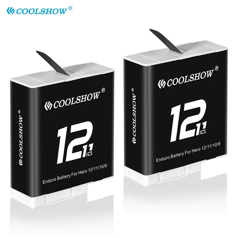 Зарядное устройство COOLSHOW для Gopro Hero 12 1800 мАч
