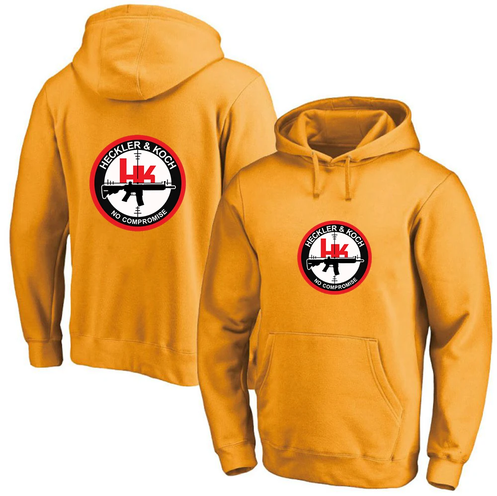 2024 мужской Hk Heckler Koch без компромиссов однотонный пуловер в стиле весна-осень