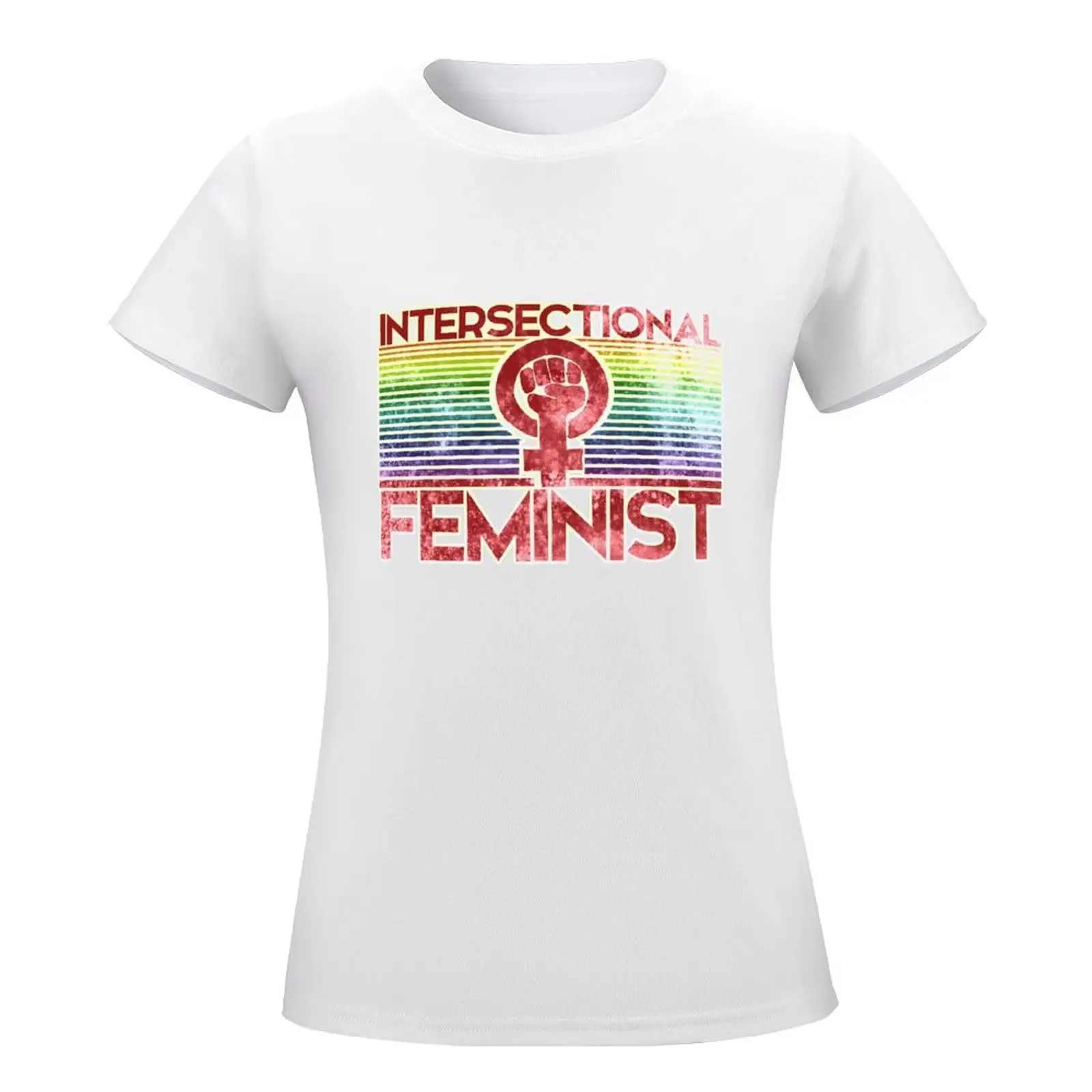 Винтажная пересекционная феминистская футболка женская одежда рубашка с