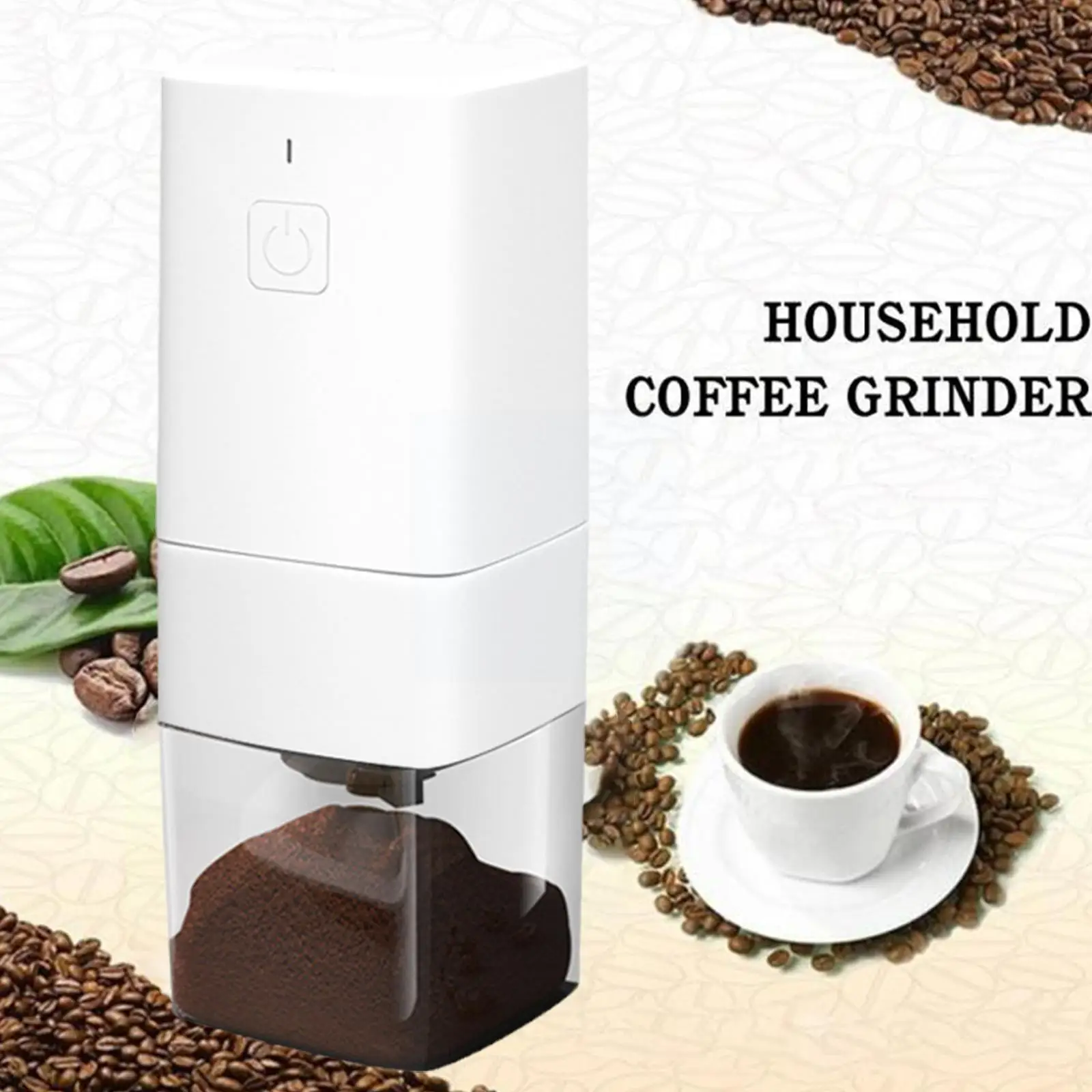 

New Electric Coffee Grinder Automatic Coffee Beans Mill Espresso Coffee Machine Usb Rechargeable Maker For Home Travel Port A7o5