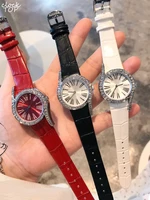 women luxury iced out bezel watch diamond inlay female casual minimalist zircon rhinestone roman numeral wristwatch ladies reloj