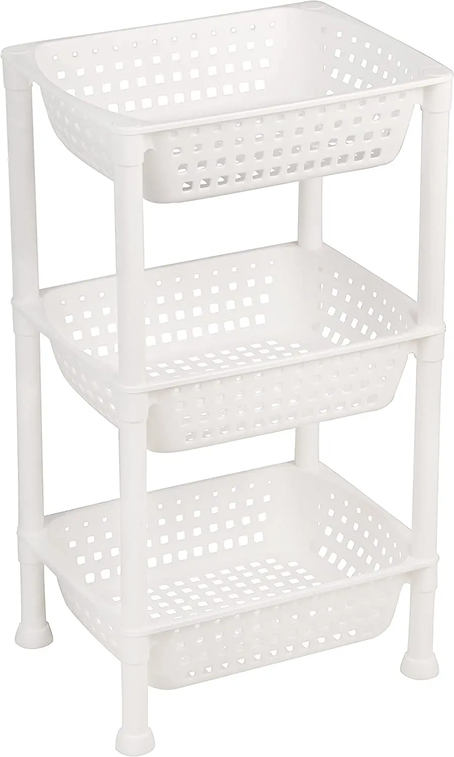 

Fruteira Multiuso com 3 Trays Branco, Linha Log Shoe Shelf Living Room Space Saving Shoes Organizer Stand Holder Shoes Storage