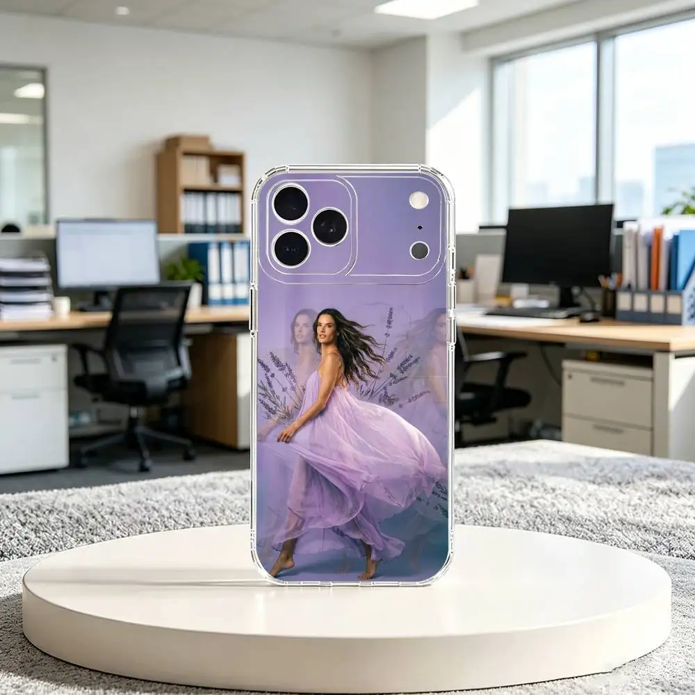 Фото Чехол для телефона supermode AA A-Alessandra Ambrosio для iPhone 14, 16, 15, 17, 13, 12, 11 Pro Max Plus, прозрачный мягкий чехол из ТПУ №4