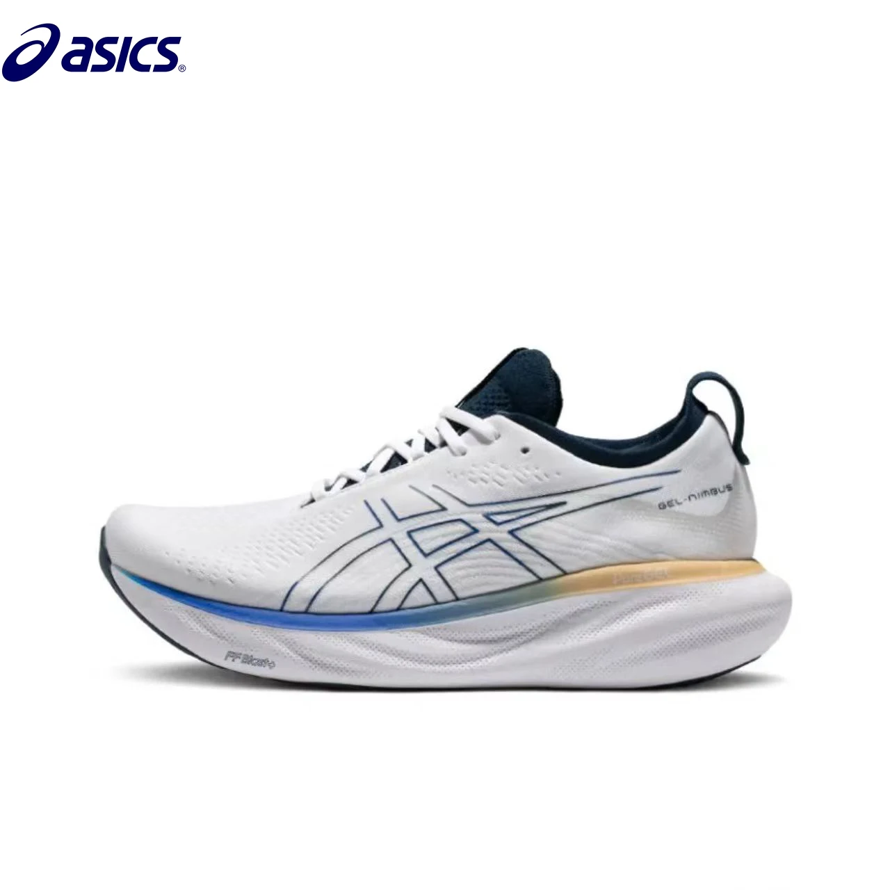 Оригинальные мужские кроссовки для бега Asics Nimbus 25 устойчивая спортивная обувь