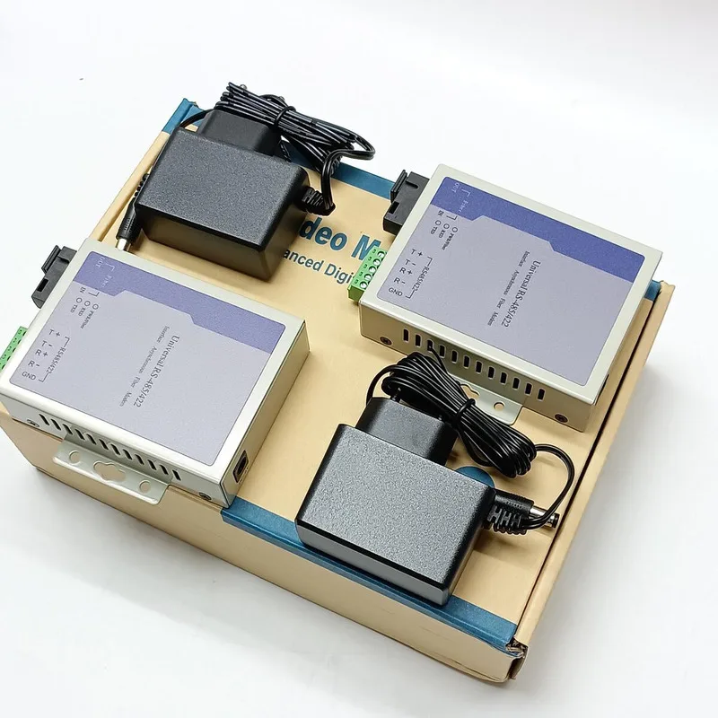 1 пара SC двунаправленный 485 оптоволоконный медиаконвертер трансивер RS485