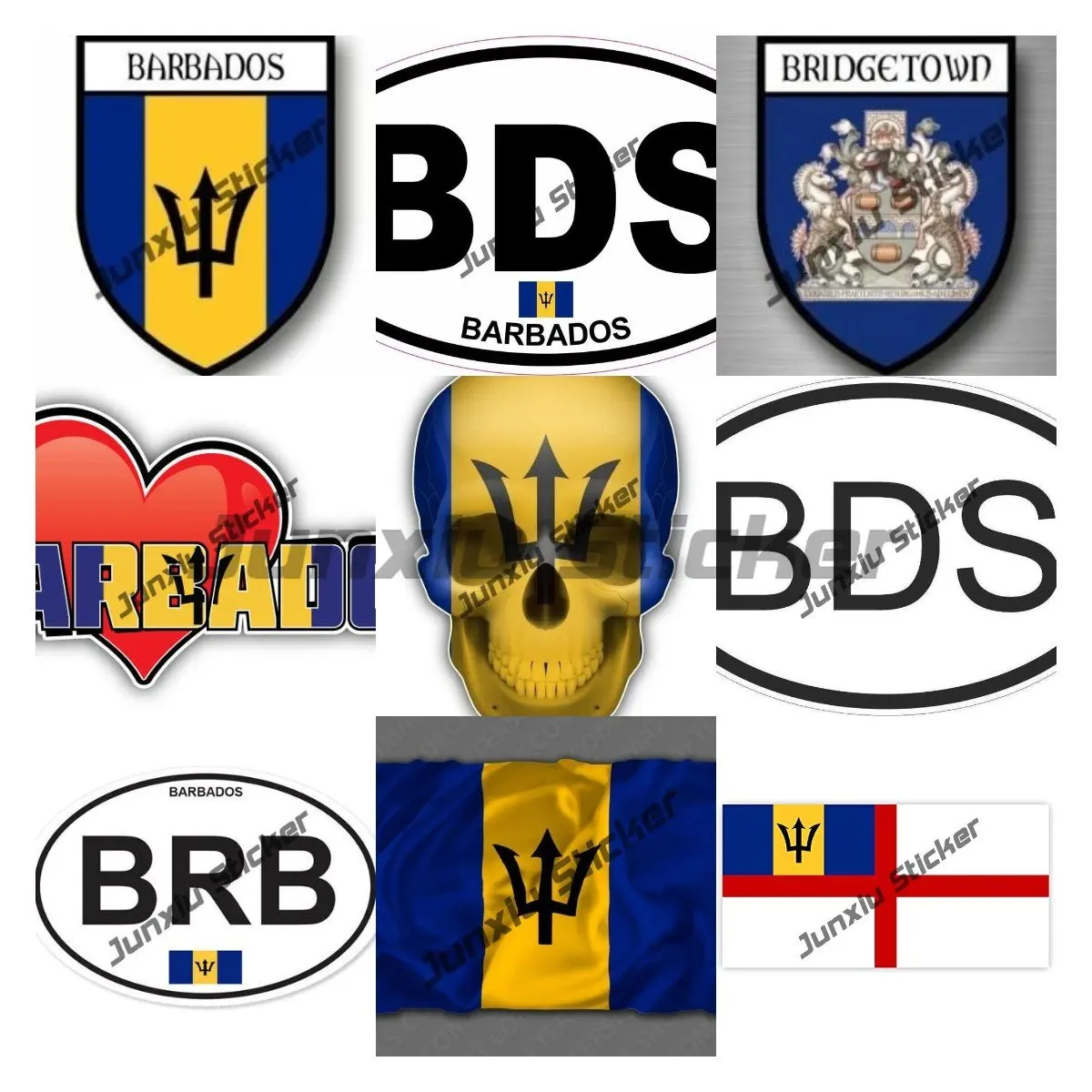 Наклейка для автомобиля, Виниловая наклейка, декор для страны, BDF BRB BB овальной формы