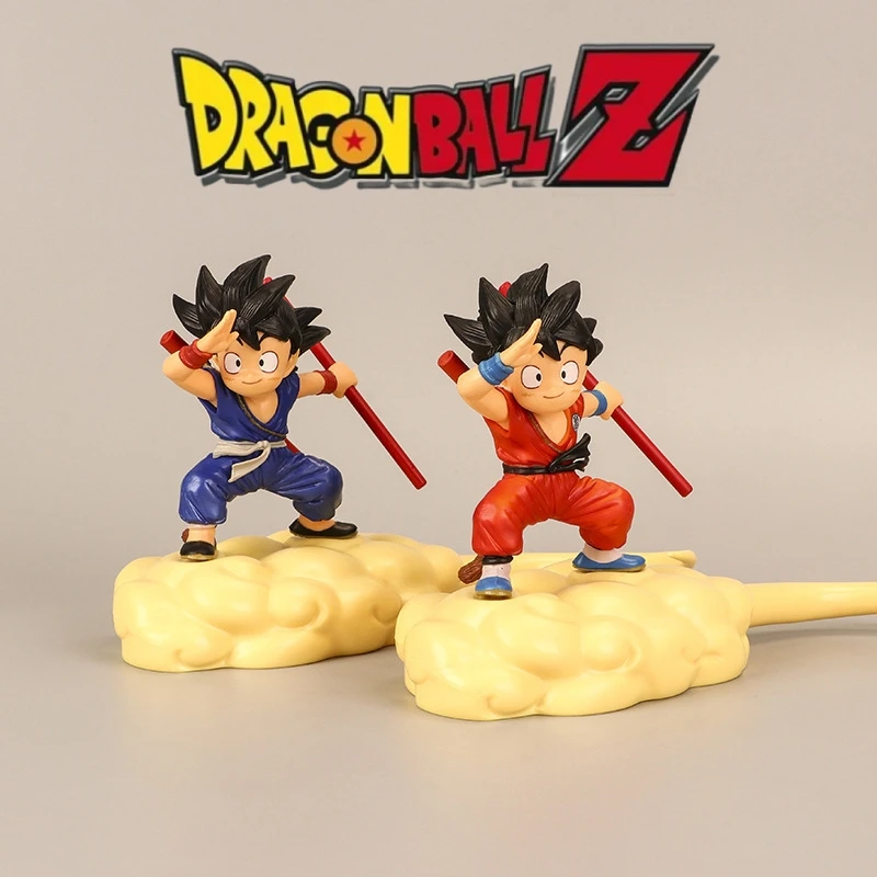 

Animation Dragon Ball Kawaii Childhood Somersault Cloud Goku Hand Model Office Car Collection of Decorative Gifts for Children
