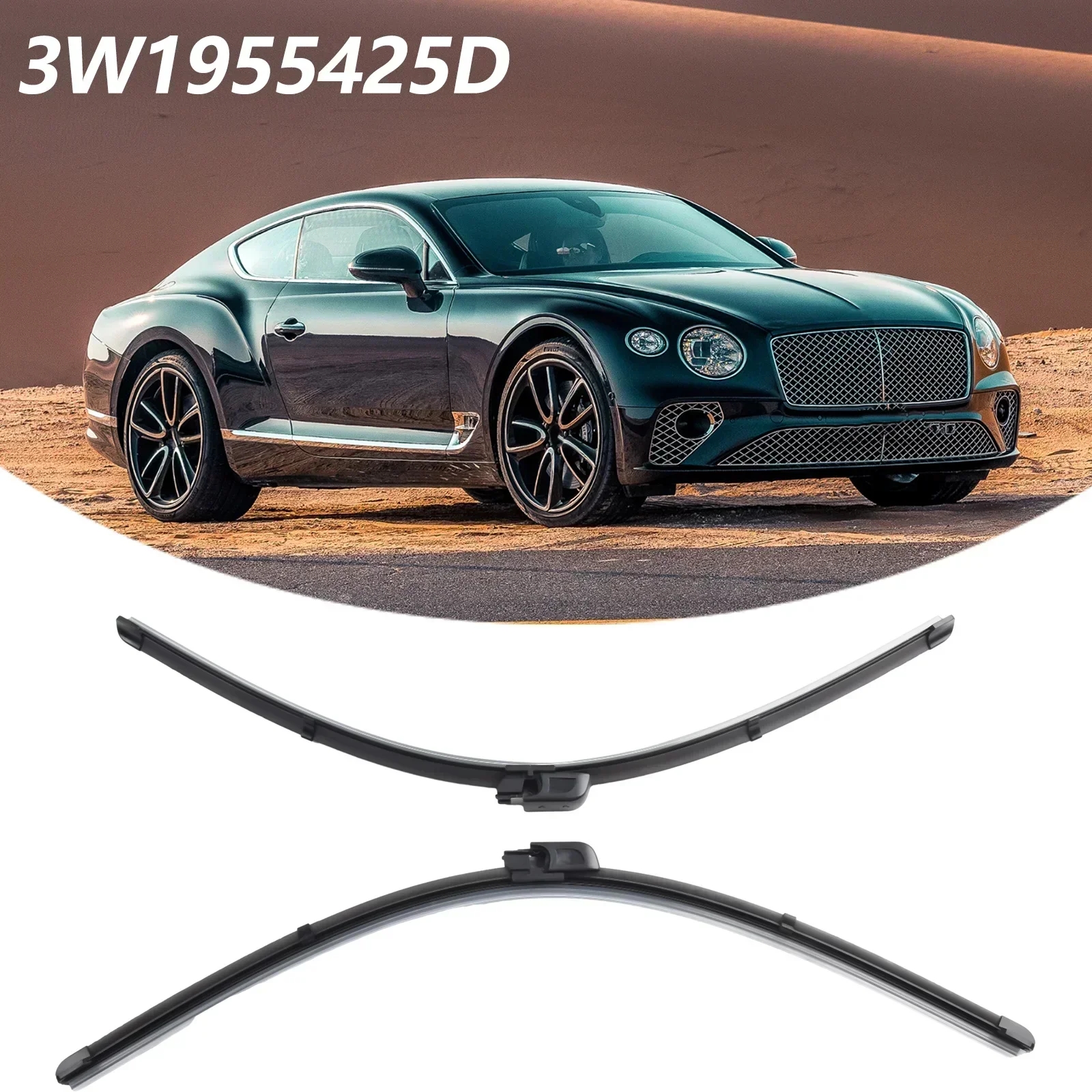 

Для Bentley Continental GT GTc Flying Spur набор щеток стеклоочистителя черного цвета, подходит для моделей (2004 2018)