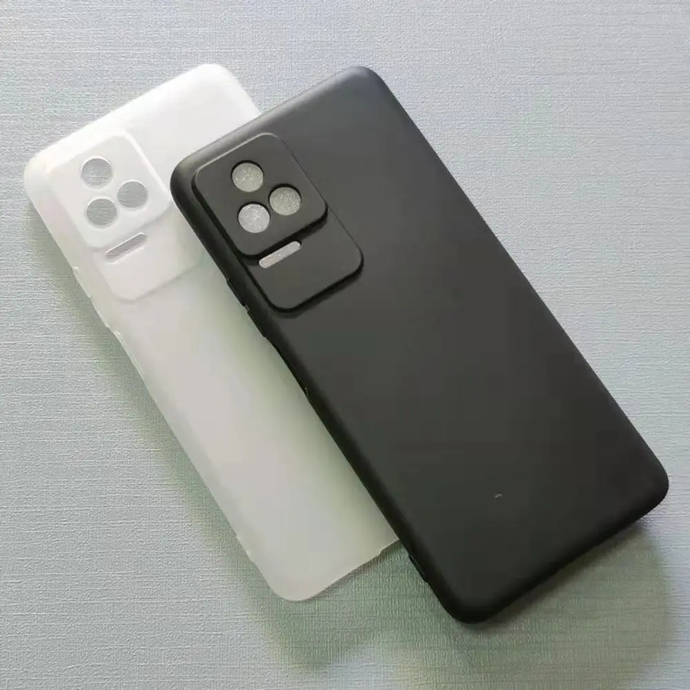 

1 Piece Black/Translucent Matte Soft TPU Phone Case Fine Hole All-inclusive Lens Anti-scratch Shell For Xiaomi Redmi K50 Pro