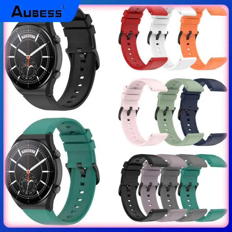 

Silicone Bracelet For Xiaomi Mi Watch S1 Watch Band Wrist Strap For Huami Amazfit GTR3/2/2e/47mm/Stratos 3/2s Smart Watch Strap