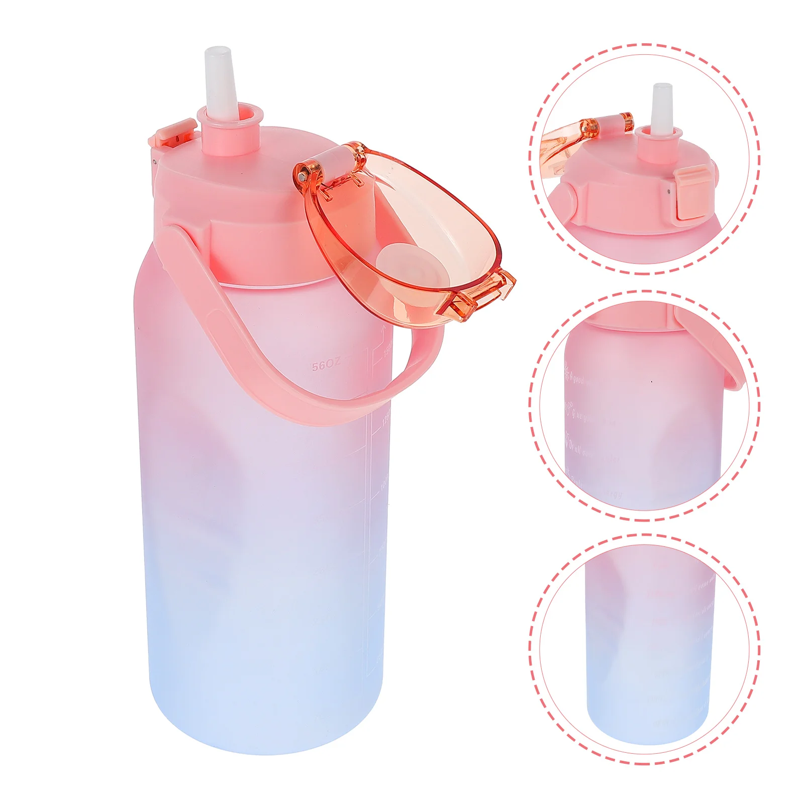 

Water Bottlejug Bottles Fitness Drink Gymmotivational Scale Workout Jugs Containerbike Cup Large Running Cycling Drinking