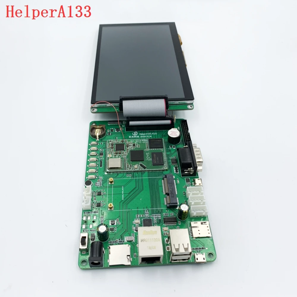 Фото Плата для разработки Helperboard A133 Quad core Cortex A53, мини-ПК, плата с ЖК-экраном №2