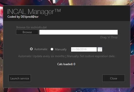 

ForINCAL-Manager 1.0.4 ( Solve Incal Expired Problem)