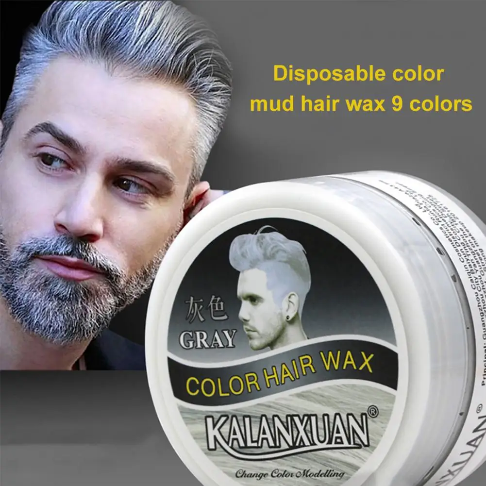 Ation Hair Wax Long Lasting Cosplay Women Men 9 Colors Hair Color Hairstyle Cream Hair Care Styling