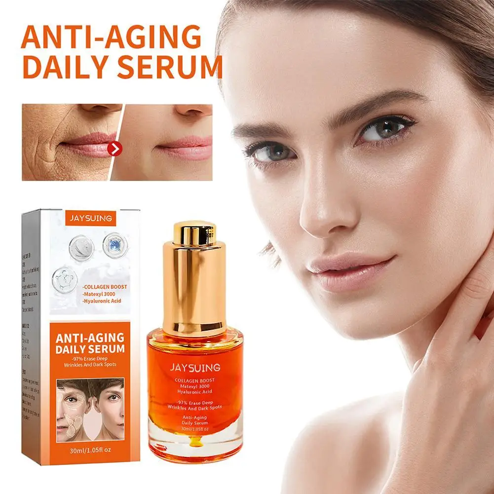 

30ml Advanced Collagen Boost Facial Serum Anti-aging Wrinkle Hyaluronic Acid Essence Hydrating Lifting Fading Fine Lines Serum