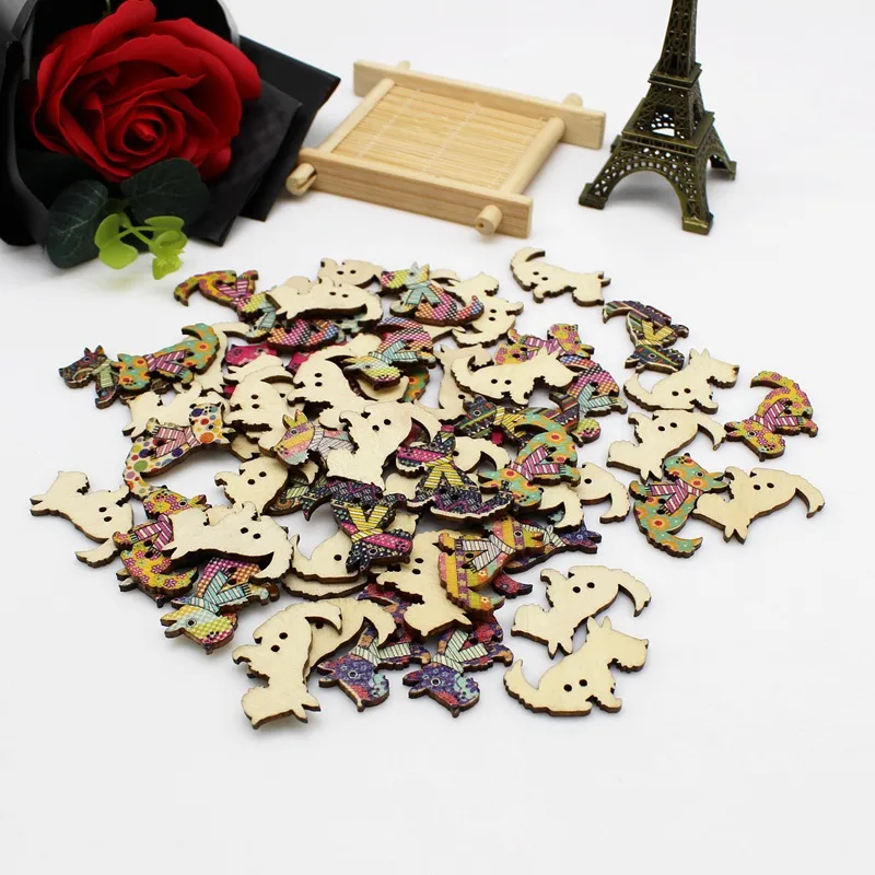 

50 шт., декоративные пуговицы для детской одежды