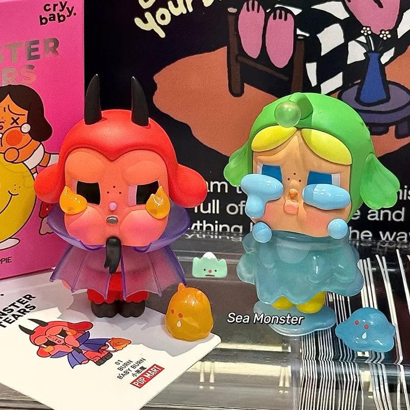 Подлинная серия Crybaby Monster Tears слепая коробка игрушки кавайные фигурки загадочная
