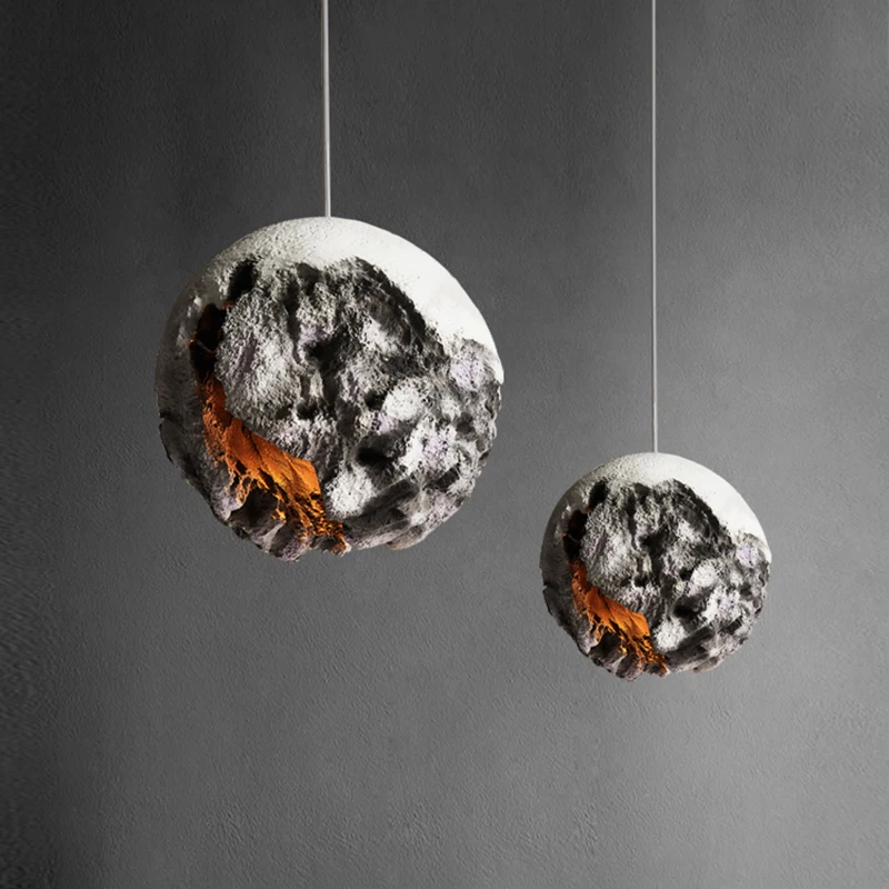 

Chandeliers Lights Room LED Modern Irregular Wabi Sabi Living Pendant Lamps Dining Polymer Lightings Loft Bedroom Hanging Decor